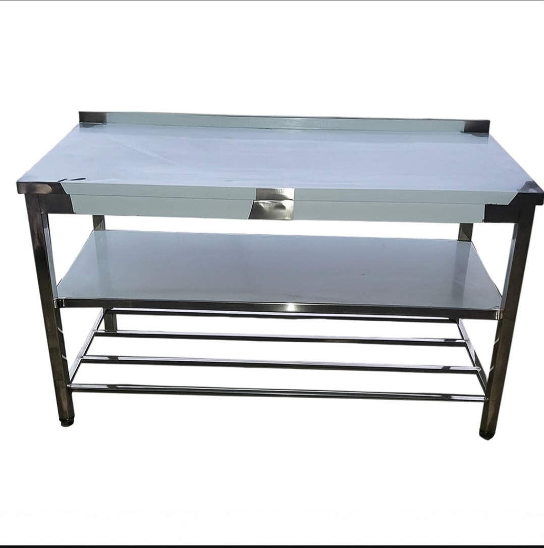 میز کار استیل دو طبقه