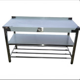 میز کار استیل دو طبقه